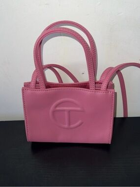 Telfar Pink Mini Shopping Bag